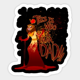 This Is Who I am, Dad Sticker